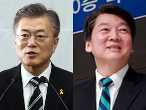 '5·9 장미대선' 文·安 '양강구도' 급속 재편…난타전 격화