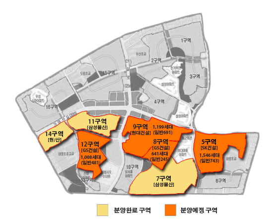 ▲신길뉴타운 분양완료 및 예정 구역도
