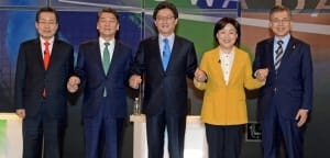 5당 대선후보, 다섯번째 TV토론 … 경제분야 공약 검증 '스탠딩 탈피'