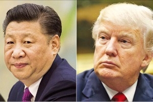 시진핑 중국 국가주석(왼쪽)과 도널드 트럼프 미국 대통령. 