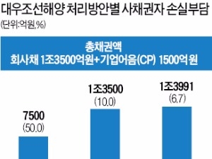  5차례 사채권자 집회 모두 통과해야 대우조선 회생