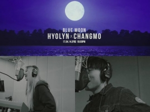 효린X창모, &#39;블루문&#39; 녹음실 티저 영상 공개...14일 싱글 발표