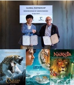 위지윅스튜디오, 영화 ‘Life of PI’의VFX 존휴즈와 글로벌 파트너쉽 MOU 체결