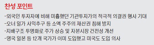 [맞짱 토론] 기관투자가 '스튜어드십 코드' 도입해야 하나