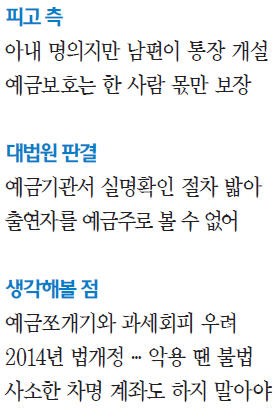 [대한민국을 흔든 판결들] "실명확인한 계좌는 명의자 소유" 판결…과세회피 목적일땐 처벌