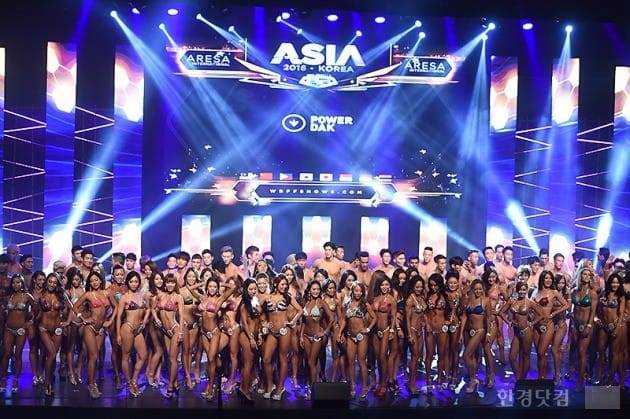 지난해 열린 '2016 WBFF아시아챔피언십'. 사진 변성현 기자