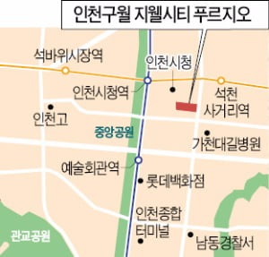 [인천 구월 지웰시티 푸르지오②입지]업무·생활·문화시설 밀집한 '인천의 명동'