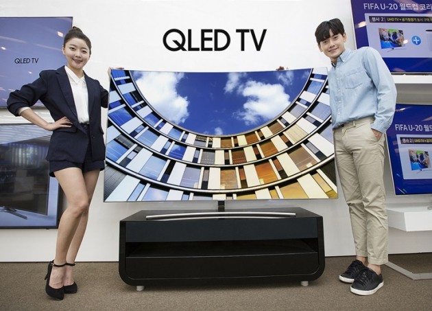 삼성전자, 75인치 QLED TV 평면·커브드 2종 출시