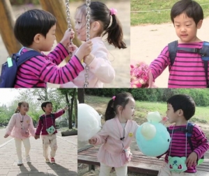 '슈돌' 서준, 유치원 여자친구와 알콩달콩 “5살의 로맨스”