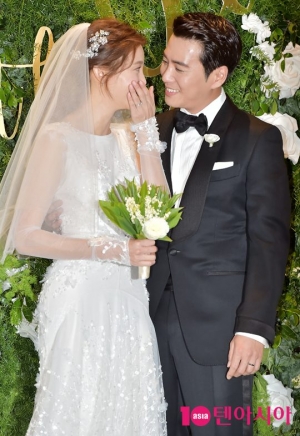 [TEN PHOTO]주상욱-차예련 결혼 &#39;꿀 떨어지는 눈빛&#39;