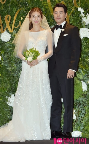 [TEN PHOTO]주상욱-차예련 결혼 &#39;행복하게 살겠습니다&#39;