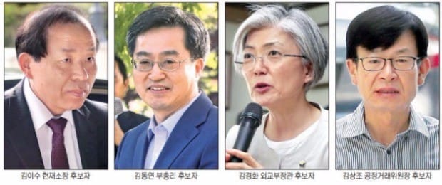 청와대 "김상조 적격" vs 野 3당 "부적격"…문재인 정부 조각, 7일이 '중대 고비'