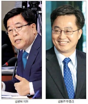 '김동연 청문회' 때 울먹인 김광림의 조언…"실세 장관·참모에 기죽지 말고 정책 이끌어라"