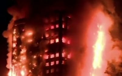 런던 화재, 최소 50명 병원 이송…중상자도 확인