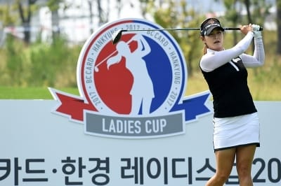 [비씨카드·한경레이디스컵 2017] 김지현, '3연승을 위해 스타트'