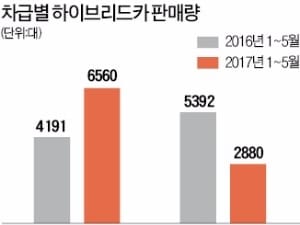 준대형 하이브리드카의 '반란'