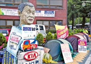 새 정부 들어 늘어나는 '천막농성'