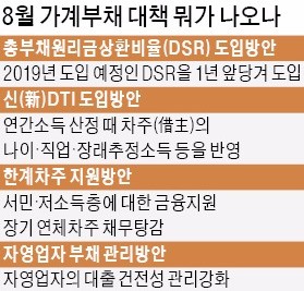 [6·19 부동산 대책] DSR규제 1년 앞당겨 내년 도입할 듯