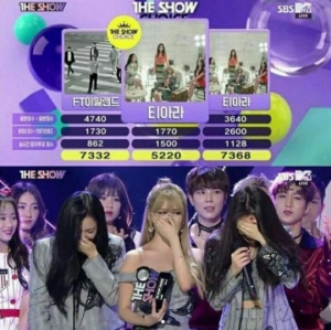 티아라, 음악방송 1위 &#34;믿어주셔서 감사합니다&#34;