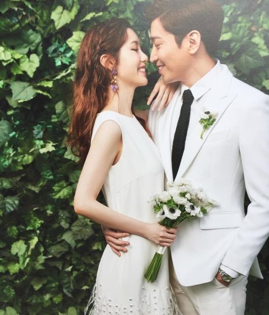 '오늘 결혼' 에릭·나혜미, 영화 같은 웨딩사진 공개 