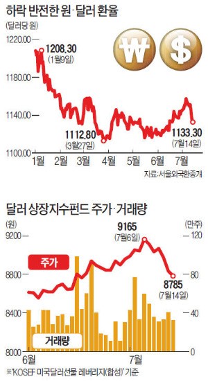 '1주일 천하'로 끝난 강달러…당혹스런 달러 재테크족