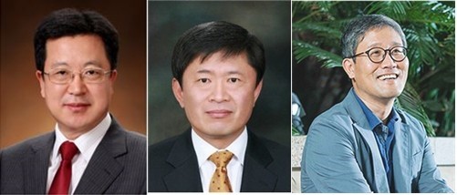 왼쪽부터 박춘섭 기획재정부 예산실장, 라승용 전북대학교 원예학과 석좌교수, 김재현 건국대 산림조경학과 교수