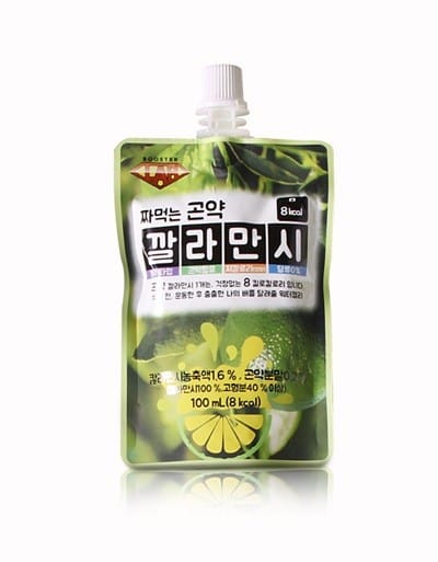 살찌는 건 싫지만 달콤함도 포기 못한다면.. '짜먹는 깔라만시 곤약젤리'