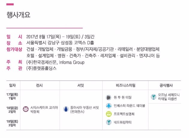 '시티스케이프 코리아 2017'···"이렇게 즐겨라" 박람회 활용법 '눈길'