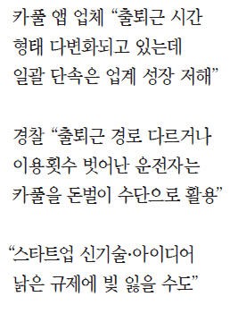 "하루 세 번 카풀하면 형사처벌"