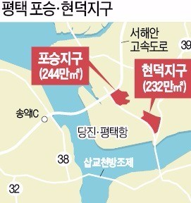 평택 포승·현덕지구, 9년 만에 토지분양