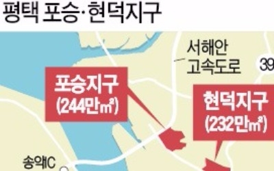 평택 포승·현덕지구, 9년 만에 토지분양