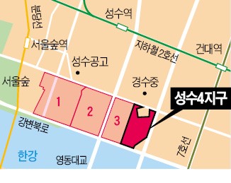 '강 건너 50층 구역'…성수4지구 48층 주상복합 추진