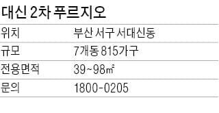 [유망 분양현장] 부산 대신 2차 푸르지오, 주변에 대학병원만 3곳 '더블역세권'