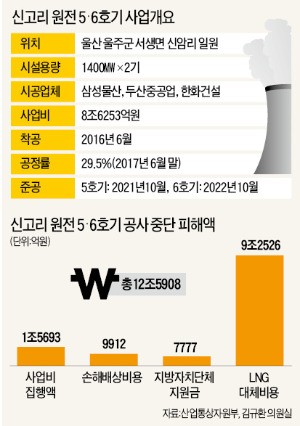 "신고리 5·6호기 공사 일시 중단은 행정지도 위장한 강제 명령"