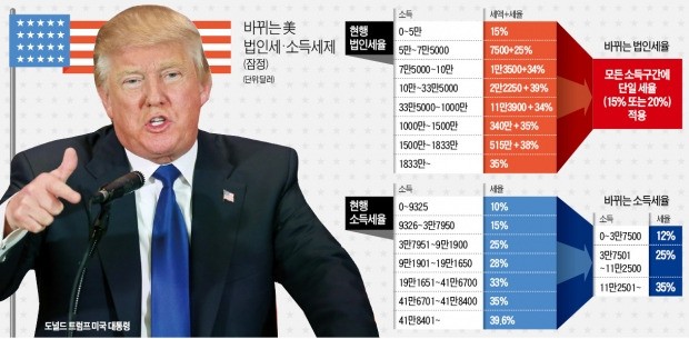 국경조정세 접은 트럼프…'4대 감세카드'로 경제 살리기 승부수