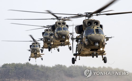 '체계결빙' 문제 국산헬기 수리온, 올해 말 재시험