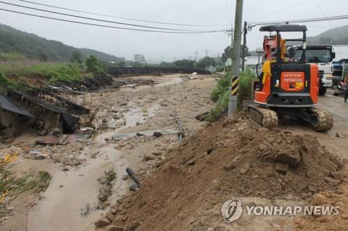 천안 폭우 피해액 216억…특별재난지역 선포로 복구 탄력