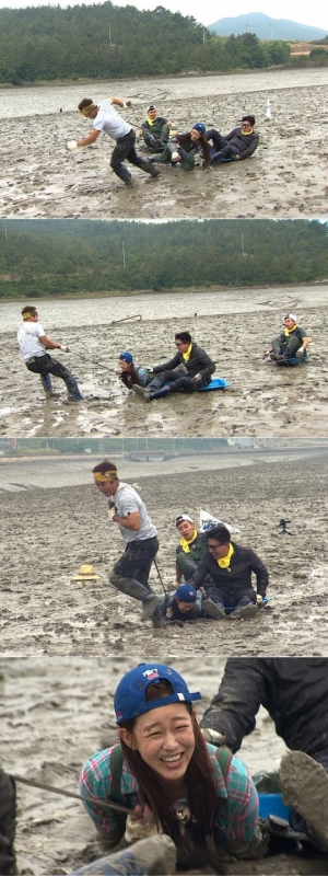 '뱃고동' 김병만, 이상민X경수진X허경환 끌고 거침없이 갯벌 질주