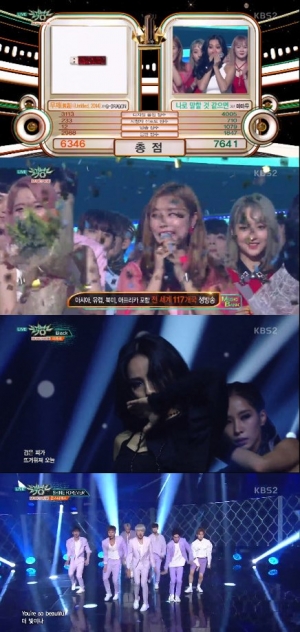 마마무, GD 꺾고 &#39;뮤뱅&#39; 1위… 하이 이효리·굿바이 몬엑 (종합)