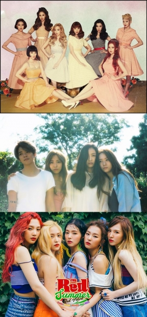 소녀시대·에프엑스·레드벨벳, 美 빌보드 &#39;위대한 역대 걸그룹 송 100&#39; 선정