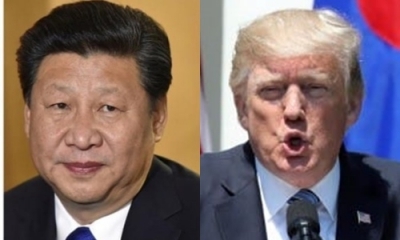 시진핑, 트럼프와 전화통화 "한반도 정세 고조 언행 피해야" 지적