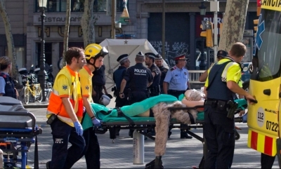 바르셀로나 순식간에 '아비규환'…차량 테러로 사망 13명, 부상 100여명