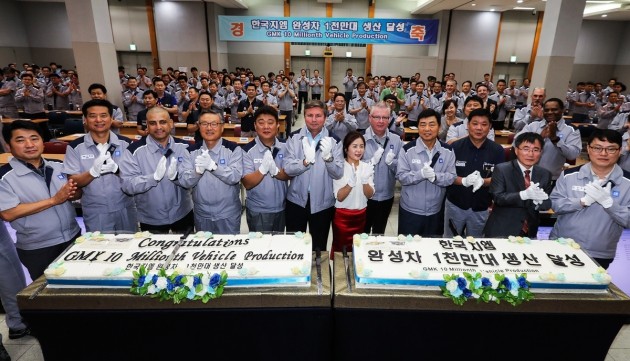 한국GM, 누적 생산 1000만대 돌파