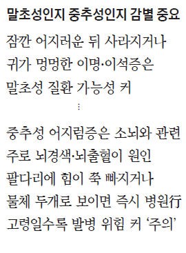 빙글빙글…대수롭지 않게 넘긴 어지럼증, 뇌졸중 전조일 수 있다