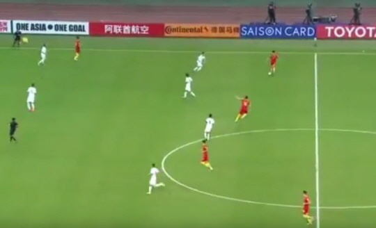 월드컵 최종예선 중국vs우즈베키스탄 (사진=방송캡처)