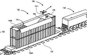 달리는 열차가 물류센터…아마존 '이동창고' 특허 신청