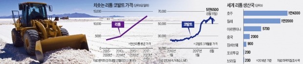 '검은 황금'에서 '하얀 석유' 시대로…전기차 타고 리튬값 뛴다