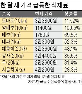 "비싸서…불안해서…" 밥상 수난시대, 소비자는 우울하다