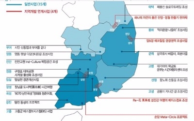 경북 군위, 강원 태백 등 19개곳 지역수요 맞춤지원 사업지로 선정