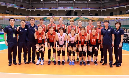 한국 여자배구, 아시아선수권서 중국 꺾고 동메달